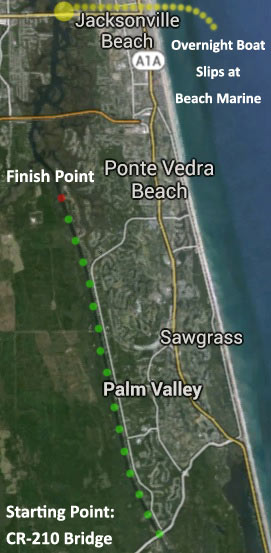 palm valley boat parade route